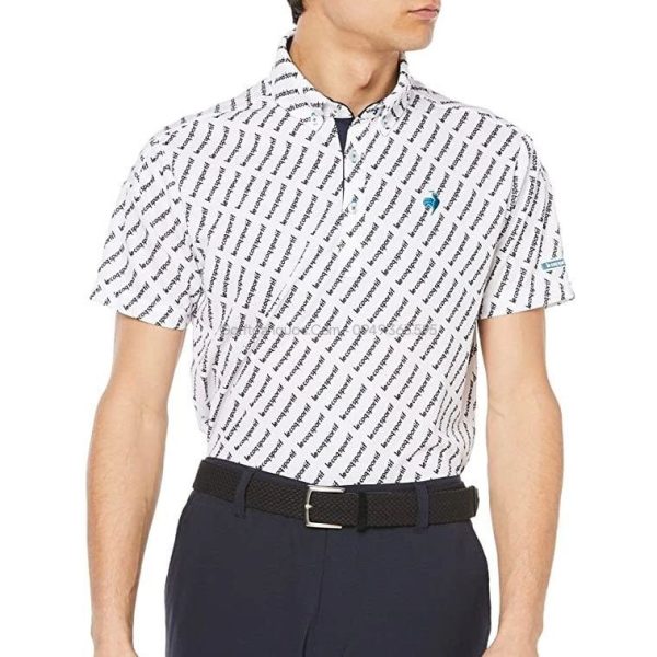 Áo golf tay ngắn nam QGMVJA07V-WH00 | Lecoq - Uy tín