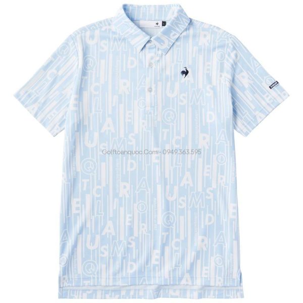 Áo golf tay ngắn nam QGMVJA08V-BL00 | Lecoq - Zalo:O949363595