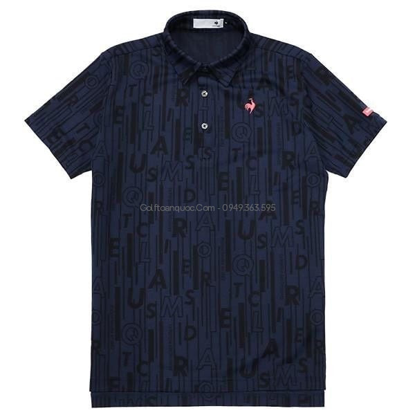 Áo golf tay ngắn nam QGMVJA08V-NV00 | Lecoq - Hàng chính hãng #Golf #GolfLife