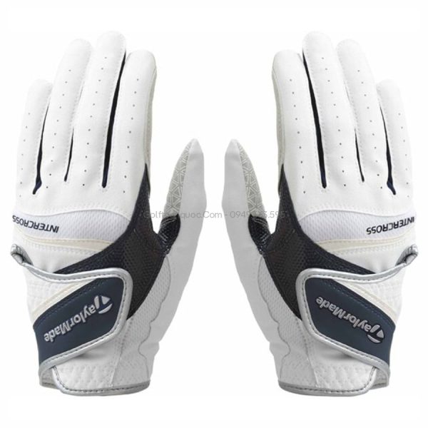 Cặp găng tay golf nữ Intercross 2.0 2WSGL-TD310 WHITE/ NAVY N94000 | TaylorMade