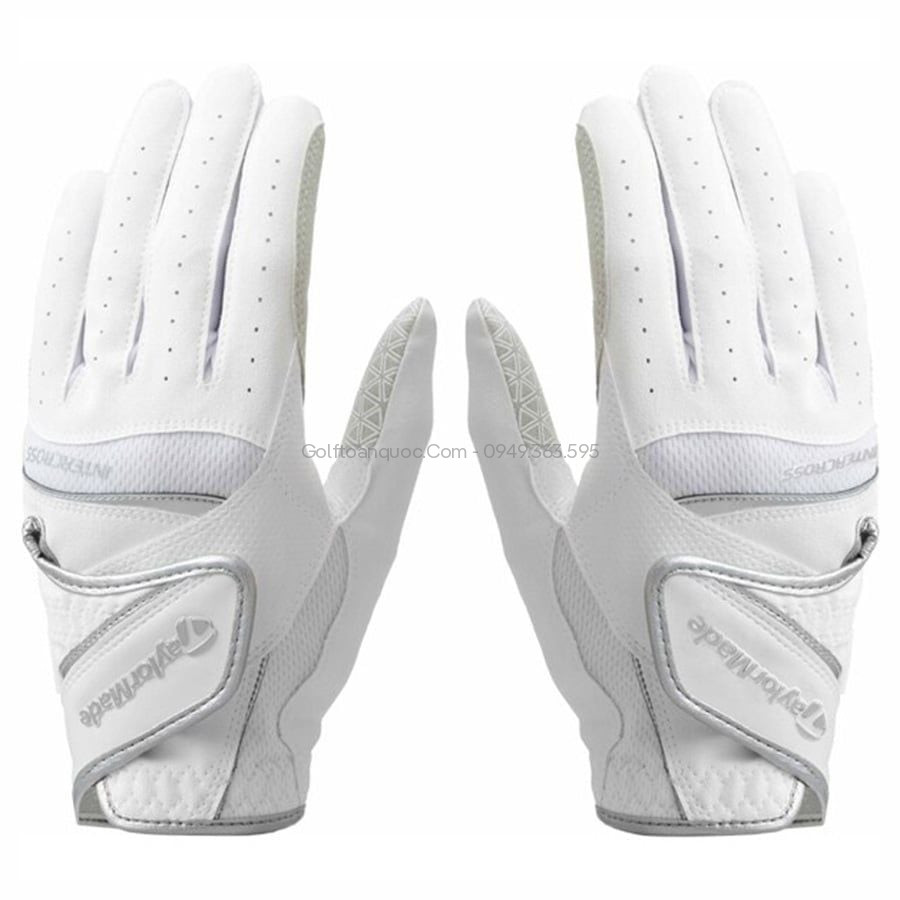 Cặp găng tay golf nữ Intercross 2.0 2WSGL-TD310 WHITE/ SILVER N92999 | TaylorMade