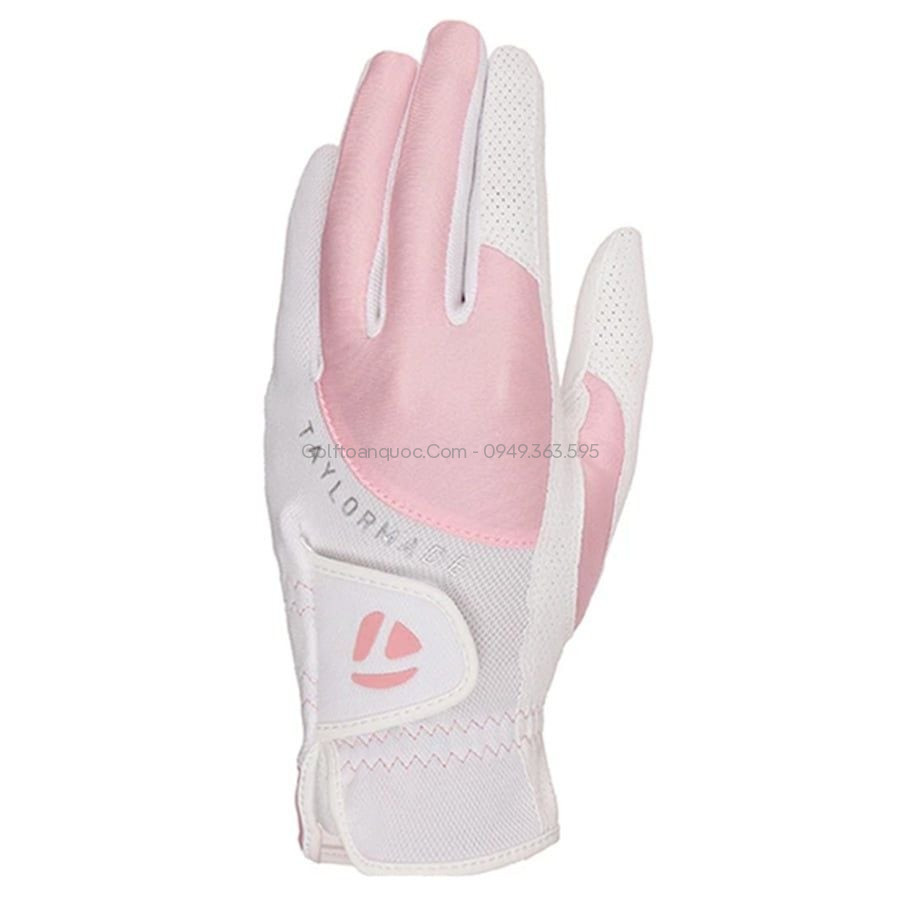 Găng tay golf nữ T-ICE 2.0 2WSGL-UN155 WHITE/ PINK U26235 | TaylorMade