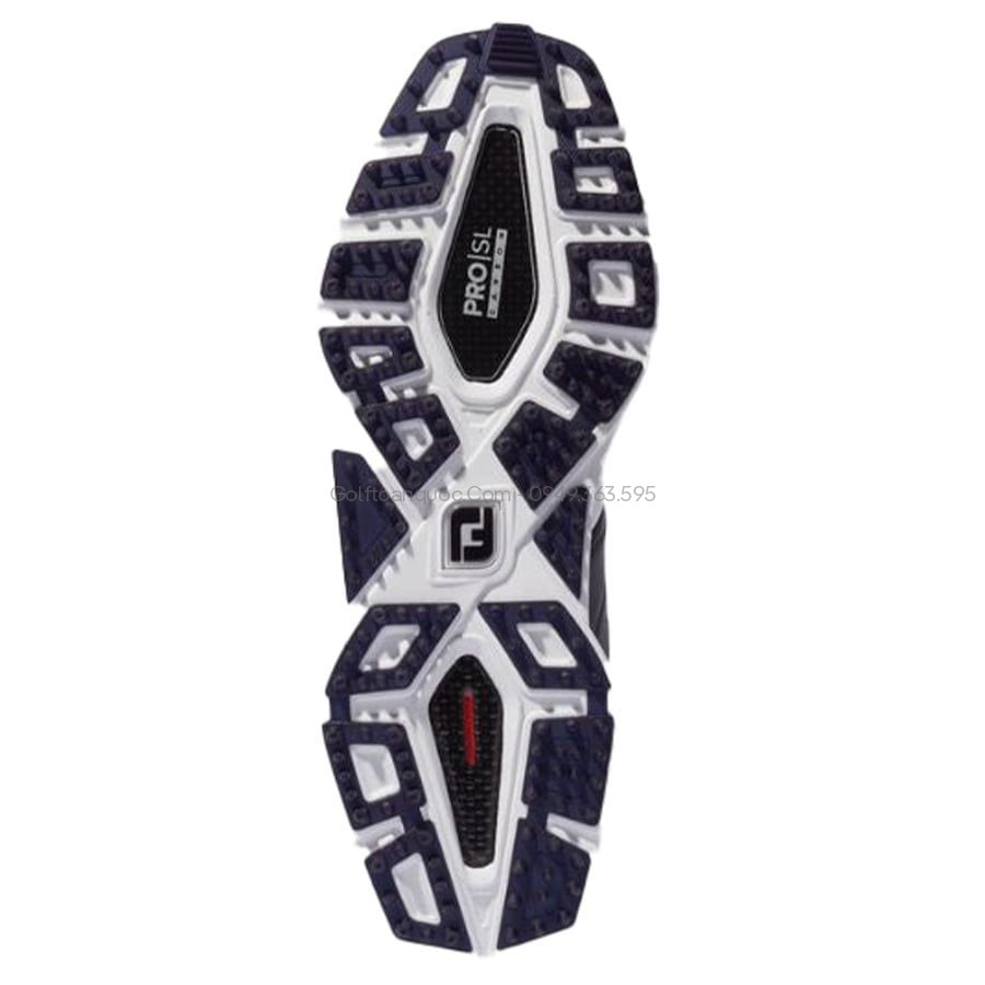 Giày golf nam CF PRO SL CB BOA WHT/NAV/SLV 53191 | FootJoy