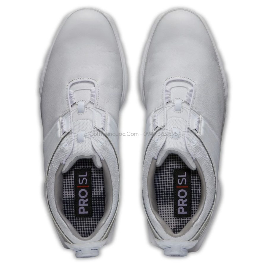 Giày golf nam CS M PRO SL BOA WHT/WHT/LBL 53078 | FootJoy