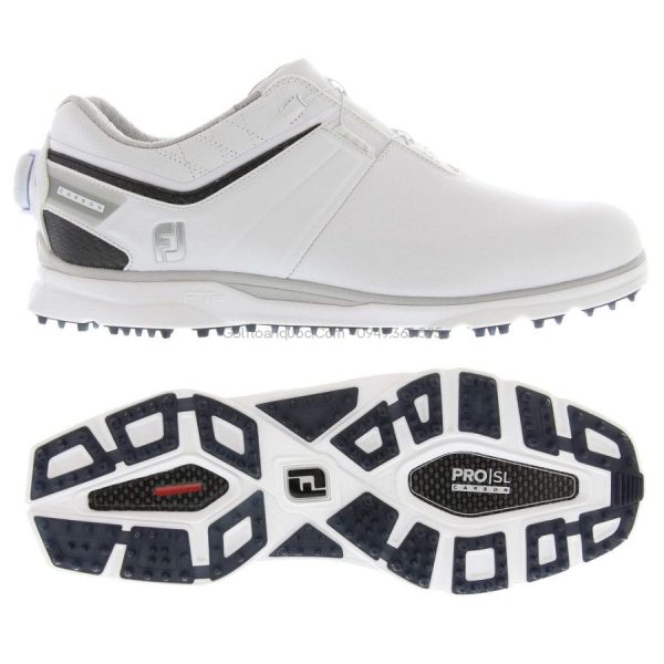 Giày golf nam  CS M PRO SL CB BOA WHT/WT/BK 53194 | FootJoy - Zalo:O949363595