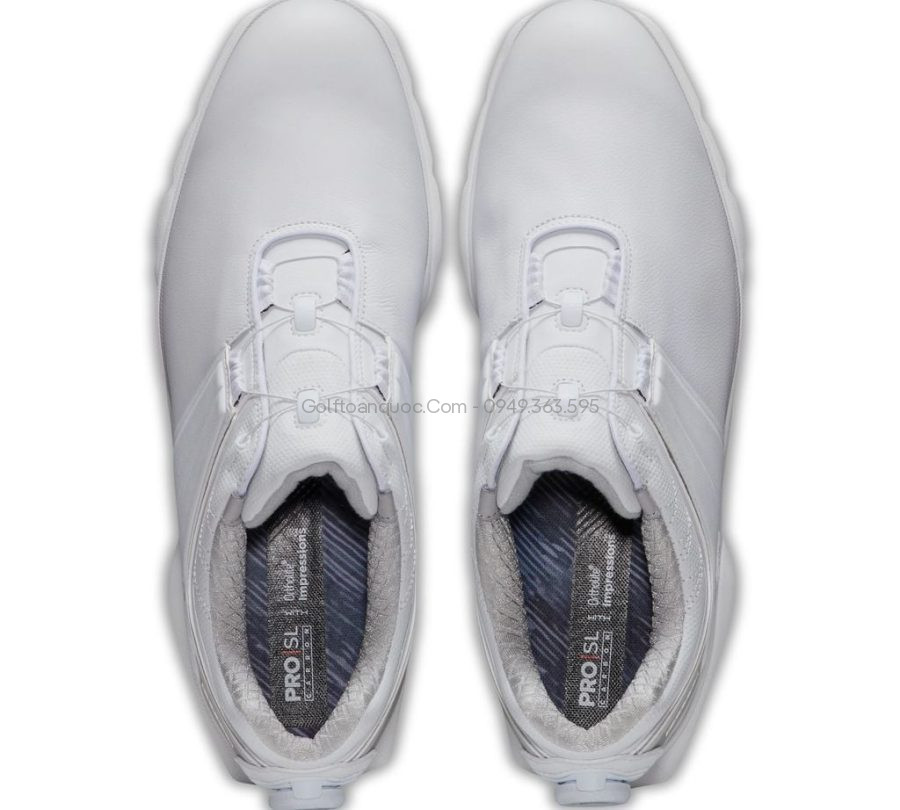 Giày golf nam CS M PRO SL CB BOA WT/WT/SLV 53085 | FootJoy