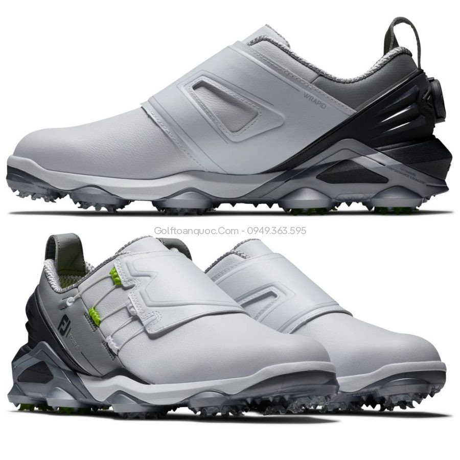 Giày golf nam CS M TOUR ALPHA BOA WT/GR/CHR 55509S | FootJoy