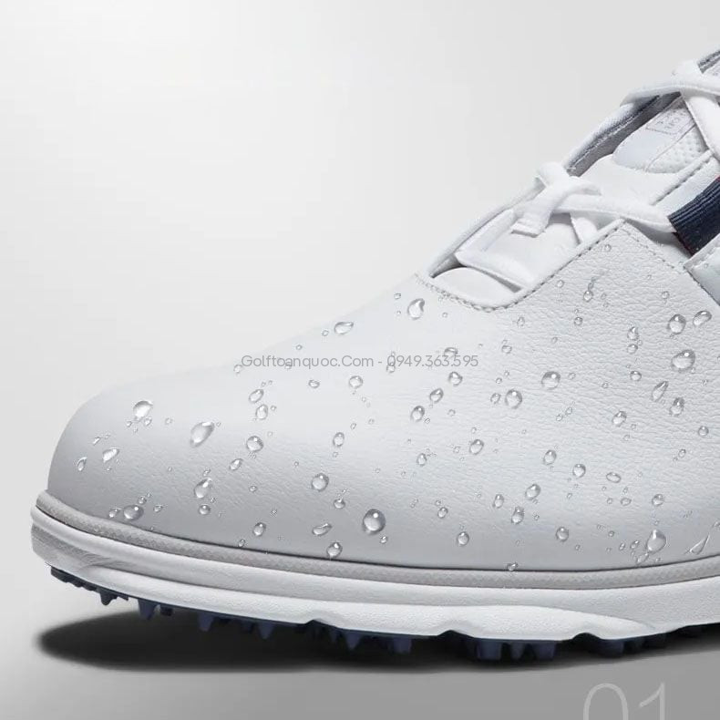 Giày golf nam DS PROSL BOA WHT/BLK/GLD 53066 | FootJoy