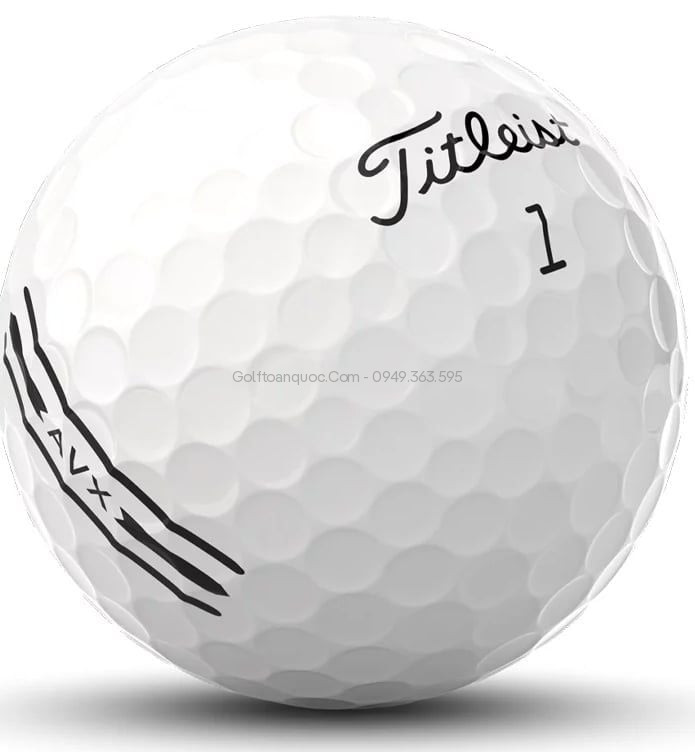 Hộp 12 bóng golf AVX Trắng 3 lớp 2024 | Titleist