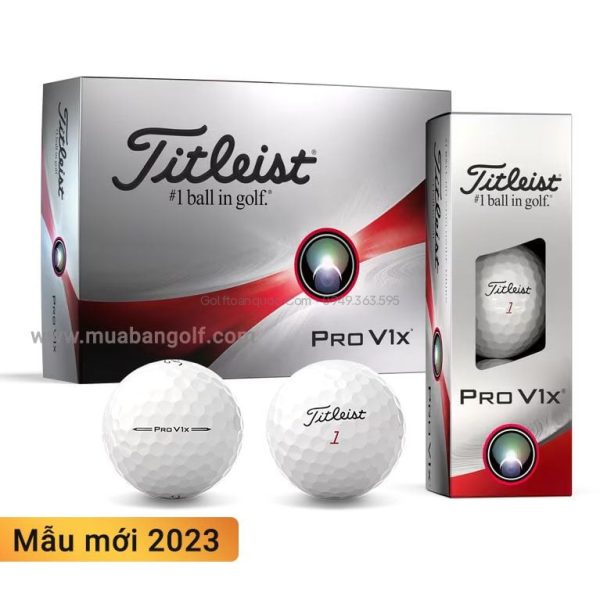Hộp 12 bóng golf Pro V1x 2023 White | Titleist - Hàng chính hãng #Golf #GolfLife