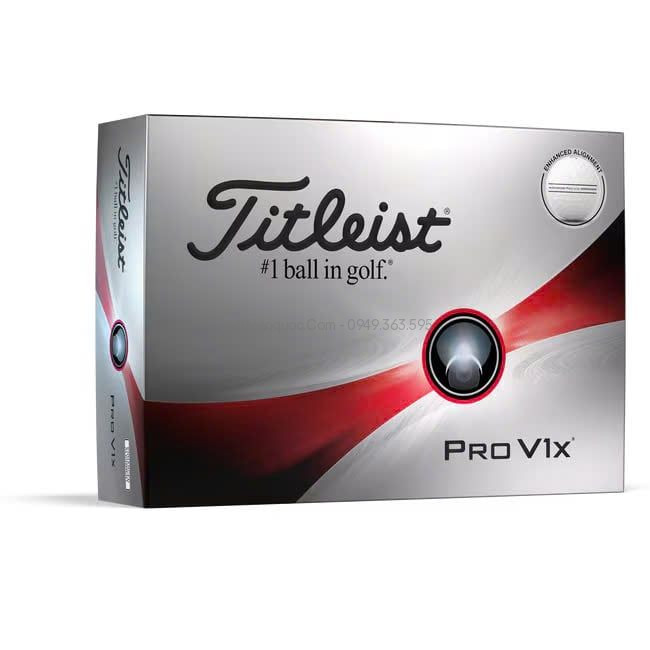 Hộp 12 bóng golf Pro V1x 2023 White | Titleist