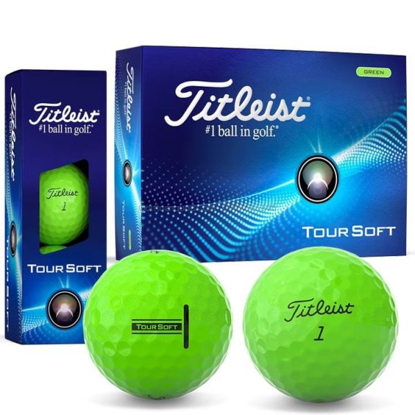 Hộp 12 bóng golf Tour Soft 2024 màu Xanh | Titleist - Hỗ trợ tư vấn tận tình