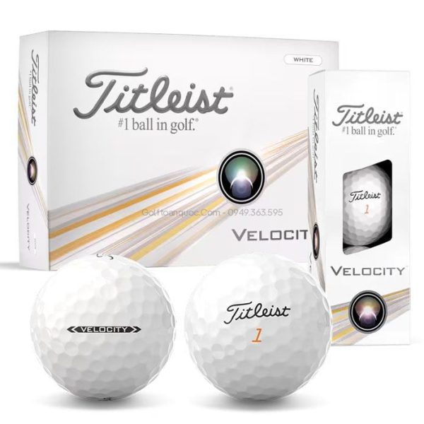 Hộp 12 bóng golf Velocity 2 lớp trắng 2024 | Titleist - Hàng chính hãng #Golf #GolfLife
