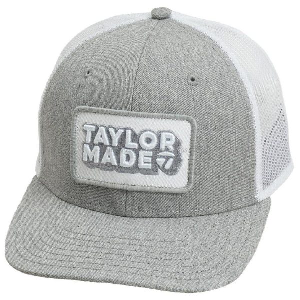 Nón kết golf nam TM24 Retro Trucker GryWht REG N2681518 | TaylorMade