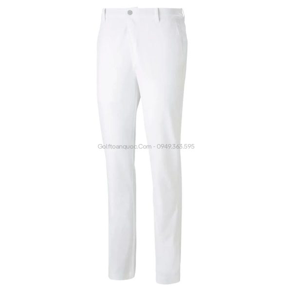 Quần dài golf nam DEALER TAILORED 53552401 BRIGHT WHITE | Puma - Zalo:O949363595