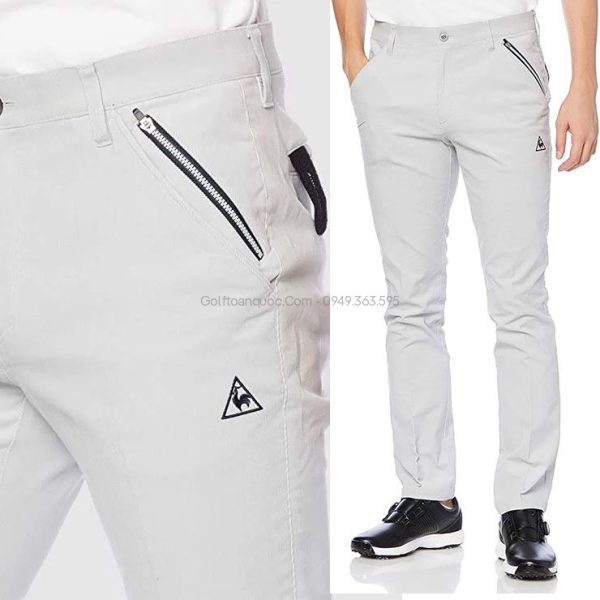 Quần dài golf nam QGMQJD10-GY00 | Lecoq - Hỗ trợ tư vấn tận tình
