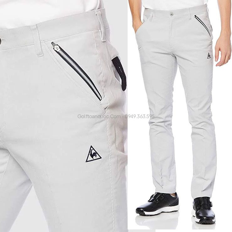 Quần dài golf nam QGMQJD10-GY00 | Lecoq