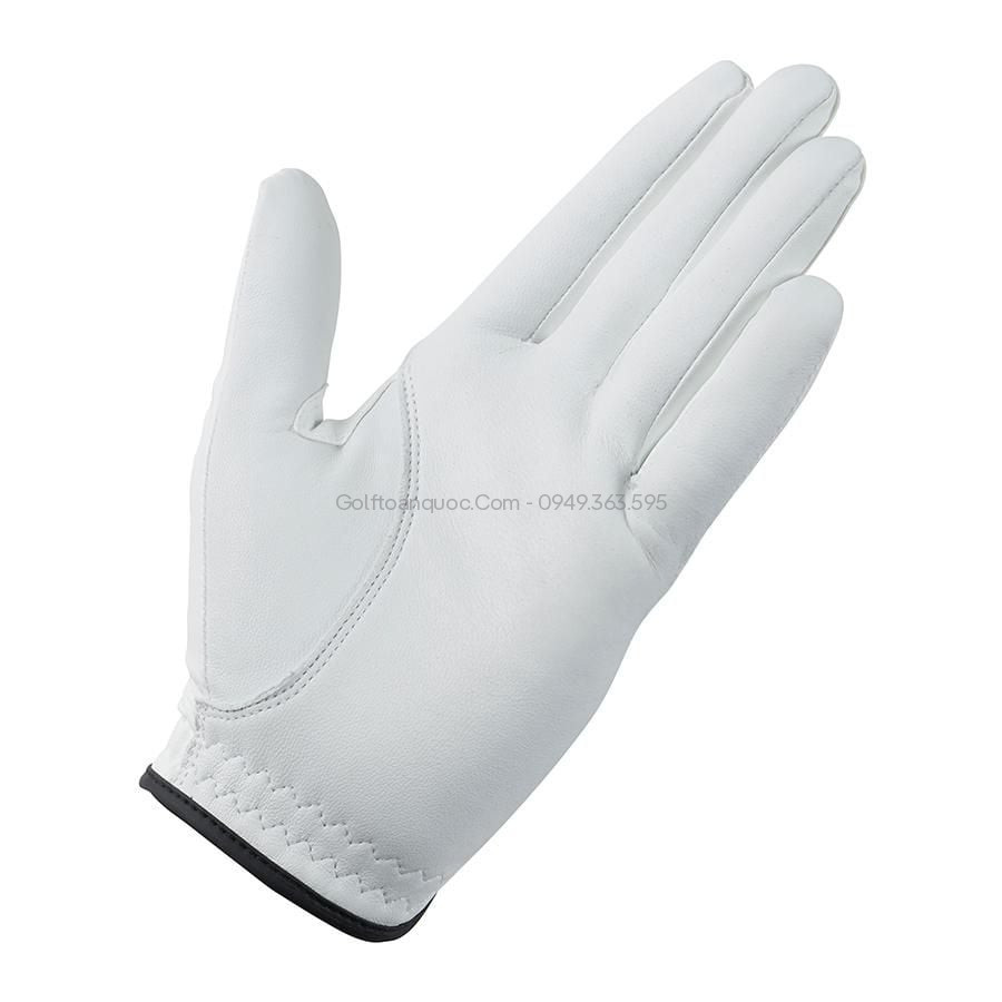 Găng tay golf nam 2MSGL-TJ161 Power Bite High grip Leather Black/White N94639 | TaylorMade